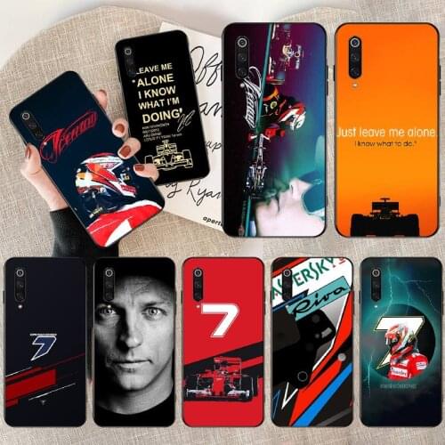 PENGHUWAN Kimi Raikkonen Just Leave Me Alone Custom Photo Phone Case for Redmi Note 8 8A 7 6 6A 5 5A 4 4X 4A Go Pro Plus Prime