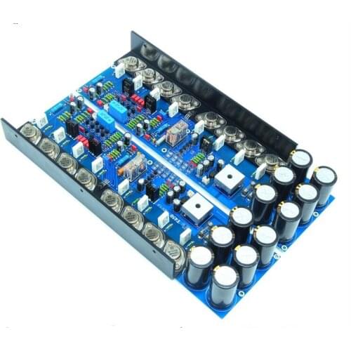 T450 hifi Gold sealed transistor post power amplifier board Adjustable pure class A with rectifier circuit