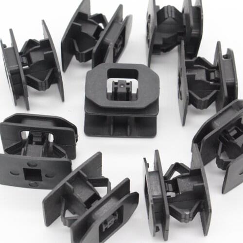 10pcs Rocker Clips Panel Bracket Mountings Retainer Fastener Screws for Ford