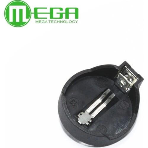 100pcs CR2032 CR1220 Battery Button Cell Coin Holder Socket Case Black