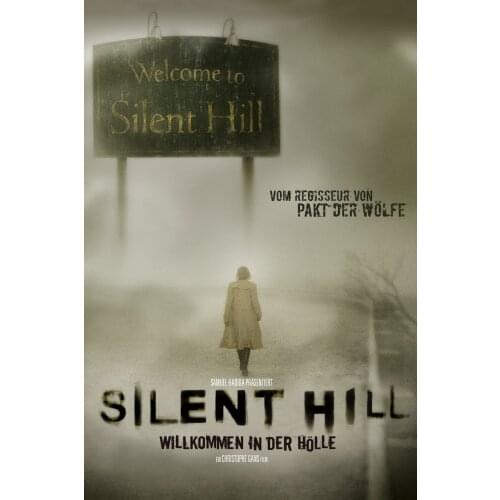 24style Classic Movie Silent hill Art Film Print Silk Poster for Your Home Wall Decor 24x36inch