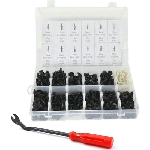 350 Car Fixing Clip Kits with Fastener Remover for BMW, Mercedes-Benz, Mazda, GM, Ford, Toyota, Honda Door Fixing Clips
