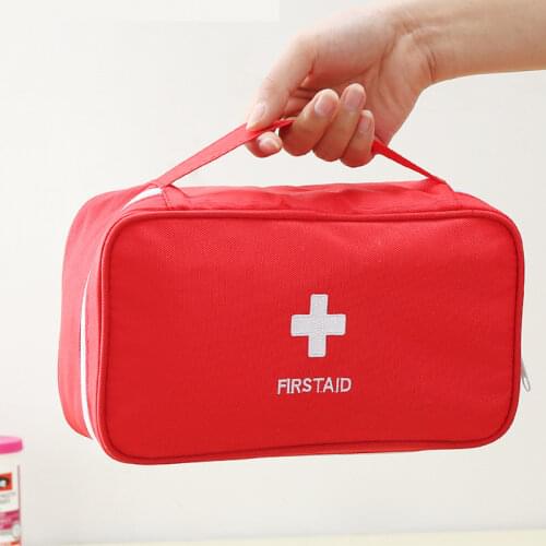 First Aid Kit Emergency Medical Bag Waterproof Car Kits Bag Outdoor Travel Survival Kit Empty Bag