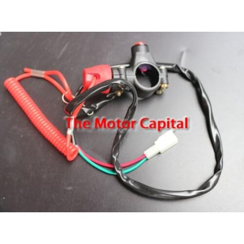 Free shipping for Engine Urgent Emergency Kill Stop Switch Closed Safety Push Button for 2 stroke Pocket Mini Dirt Bike ATV Qua