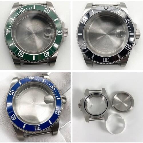 Stainless Steel Watch Case Waterproof Replaces Watch Accessories For 2813 8215 2836 Movement