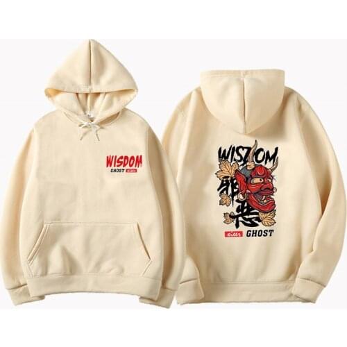 Japanese Fleece Hoodies Streetwear Men Women Fashion Hip-Hop Loose Large Hoodies Tide Brand Couple Harajuku Male Tops Pullover