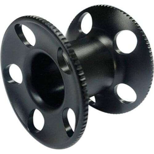 H052 Five Hole Wire Wheel Spool Aluminum Alloy Diving Reel CNC Oxidation Processing Underwater Diving Photography Equipment