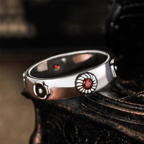 Anime Howls Moving Castle Hauru S925 Sterling Silver Ring Rings Cosplay Props Women Jewelry Couple Birthday Gift Hayao Miyazaki