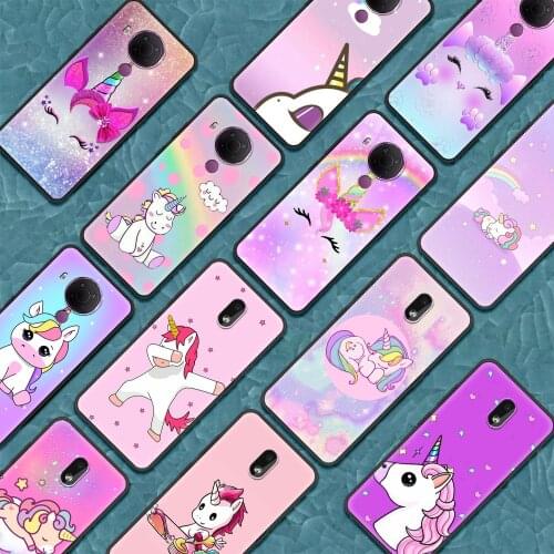 Unicorn cute Phone Cover for Nokia 2.2 3.2 2.3 4.2 7.2 1.3 5.3 2.4 3.4 C3 1.4 5.4 C10 C20 G10 G20 X10 X20 Case Shell