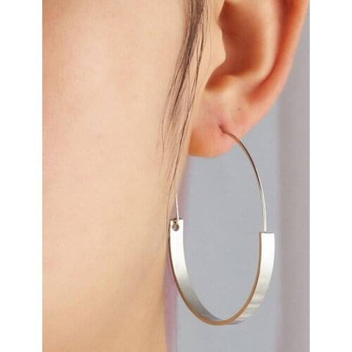 New Women Sweet Semicircular Earring Trendy Jewelry