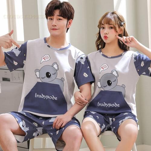Autumn Winter Knitted Cotton Cartoon Mens Pyjamas Striped Pajamas Set Casual Male Sleepwear Pyjamas Night Pijamas 3XL Homewear