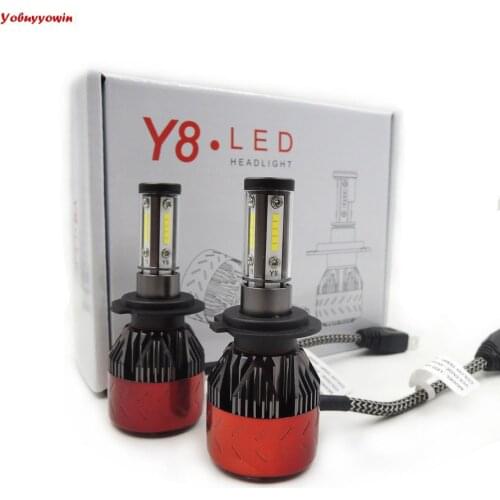 New LOW BEAMS No Flick CANBUS 160W H7 Super Bright Headlight LED Bulbs Flip Chips White Automobile Headlights Car Driving Lamp