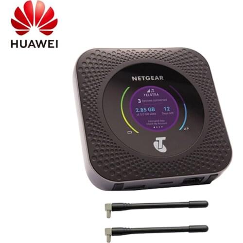 Netgear Nighthawk Original Unlocked M1 (MR1100) 4GX LTE Gigabit Mobile Router 1000mbps WiFi Hotspot MR1100+2PCS Antennas