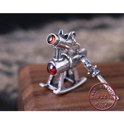 Amxiu Handmade Horse Pendant S925 Sterling Silver Necklace Vintage Antique Silver Pendants Necklaces For Women Girls Accessories