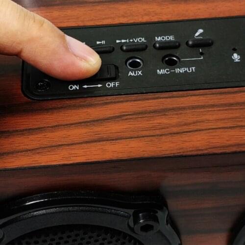 Portable Bluetooth Speaker Home Player Wireless Stereo Subwoofer Bass Speaker Support FM/TF/AUX