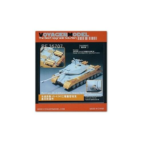KNL HOBBY Voyager Model PE35707 the Soviet Union JS-4 (245 project) heavy truck upgrade base metal etching