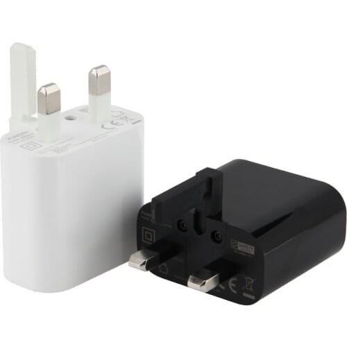 3-Prong Power Plug 5V 2A UK USB Charger for Samsung Galaxy S7 Edge Original UK Travel Plug Adapter for IPhone XS Max X XR 500pcs