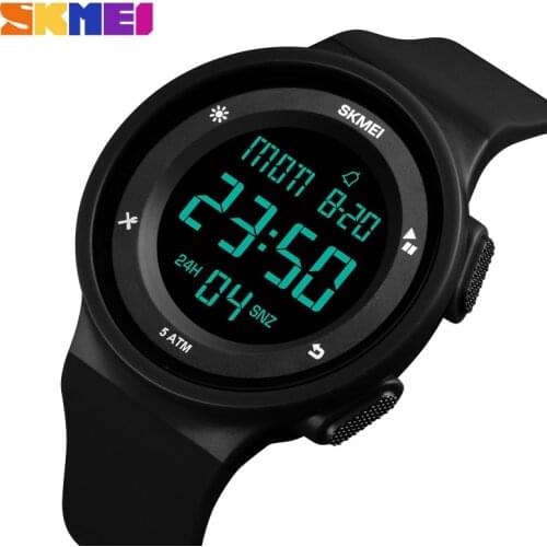 SKMEI Comfortable Simple Digital Men Women Watch 2 Time Waterproof Mens Ladies Sports Wristwatches Watches reloj hombre 1445