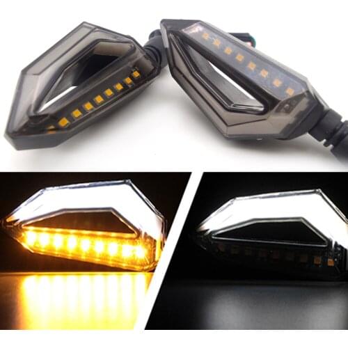 Universal Motorcycle Turn Signal Lights Lamp Amber LED intermitentes moto FOR xre 300 moto suzuki bandit 400 tdm 850 dragstar