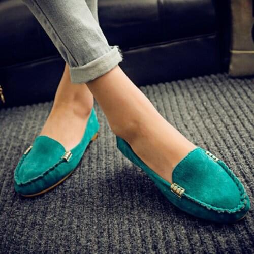 New Woman Flats 2020 Pointed Toe Slip on Shoes Woman Ballet Flats PU Leather Loafers Boat Shoes Weave Ladies Shoes Zapatos Mujer