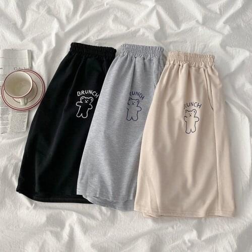 Womens Shorts Loose Cute Light Home Clothes Pajama Style Pants Large Size Sleepwear Lounge Wear Fashion Summer Sleep Bottoms