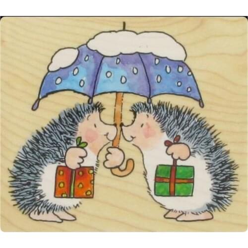 Animal Hedgehog Stamp And Metal Die Scrapbooking Alphabet Embossing Craft Silicone Transparent