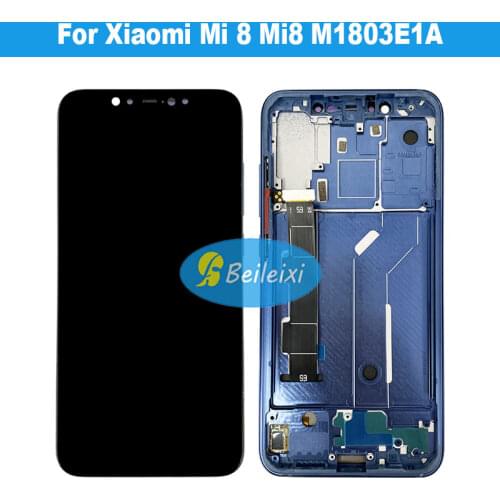 For Xiaomi Mi 8 Mi8 M1803E1A LCD Display Touch Screen Digitizer Assembly