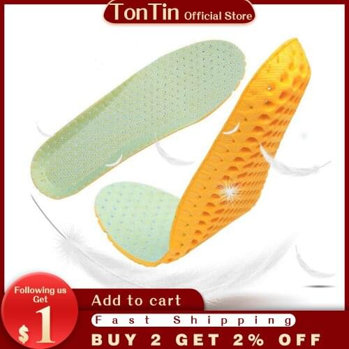 1pair For Sport Shoes Pad Unisex Thickening Shock Absorption Basketball Football Shoes Pads Silicone Soft Insole