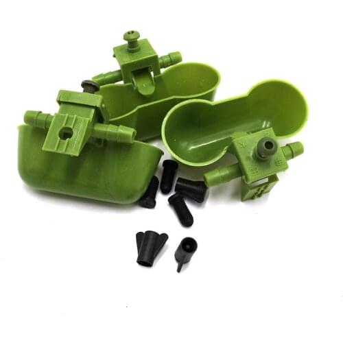 10PCS poultry drinking bowl pigeon supplies parrot feeding bowls water birds fountain waterer for chicken waterers cup tray