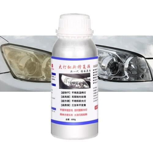 Evaporator Liquid Headlight Polisher Car Chemicals Headlights Polishing Liquid Polymer Car Headlight Renovation