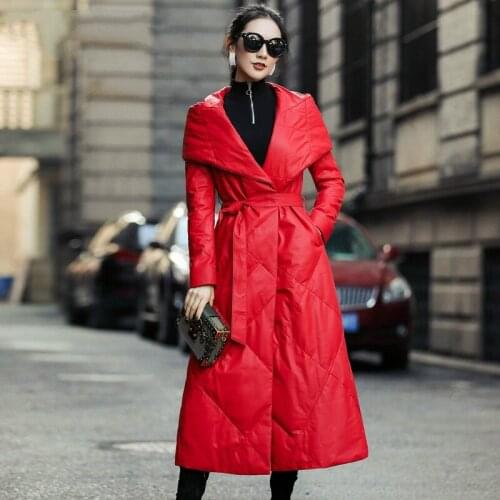 100% Real Genuine Leather Jacket Autumn Winter Coat Women Clothes 2020 Korean Vintage Sheepskin Down Coat Chaqueta Mujer ZT3269