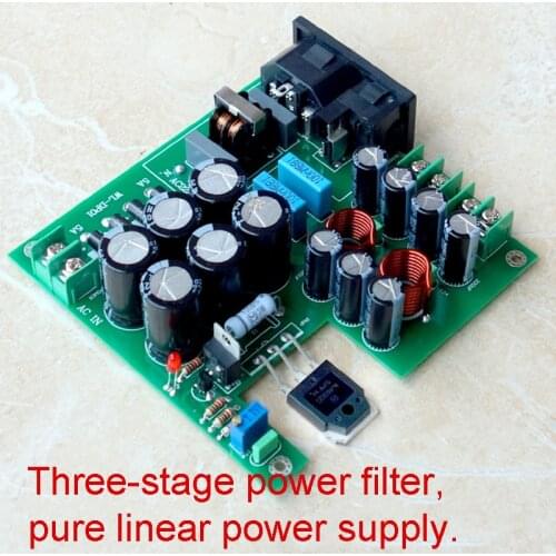 50W DC LPS Ultra-low Noise Linear Power Supply Board PSU DC5V DC9V DC12V DC15V DC19V DC20V DC24V