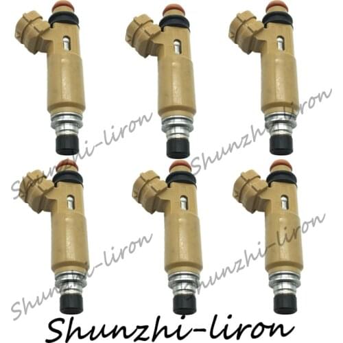 6pcs Fuel Injector Nozzle For TOYOTA Avensis 2.0L 3S-FE 1997 RAV4 2.0L 3S-FE 1997 23250-74170 23209-74170 2325074170 2320974170