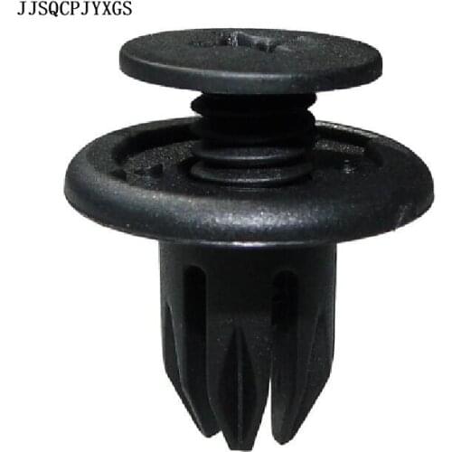 JJSJQCPJYXGS Nylon Black Front & Rear Bumper Push-type Retainer for Legend 1991-ON 91503-SPO-003