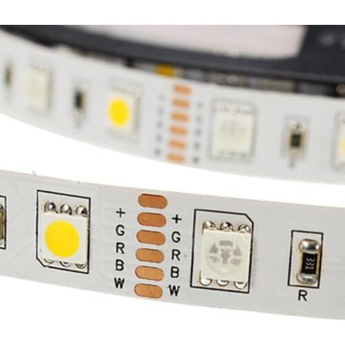 LED Strip SMD 5050 RGBW 12V flexible light RGB+White/Warm White colorful strip lights,5m 300LEDs 60Leds/m,5m/lot waterproof