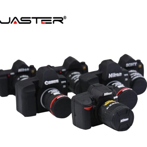 JASTER LOGO Wholesale Digital Single Lens Reflex 2.0 usb flash drive camera pen drive 4gb 16gb 32GB 64GB silicone pendrive Gigt