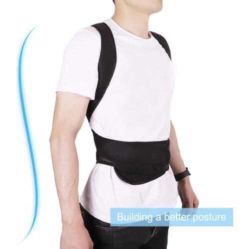 Chest Open Posture Corrector Shoulder Support Belt for Adult Teenager Back Brace Girdle Posture Men Corset Fracture Body Shapers