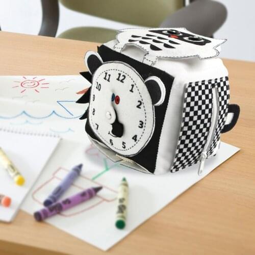 Cubic Activity Learning Toy with Zippers, Latches, Buckles, Laces, Snaps, Buttons and More Perfect for Toddlers at Home, Travel