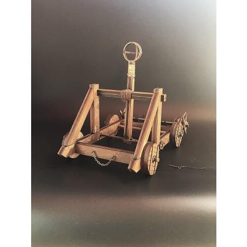 Torque single arm trebuchet ancient chariot model kits