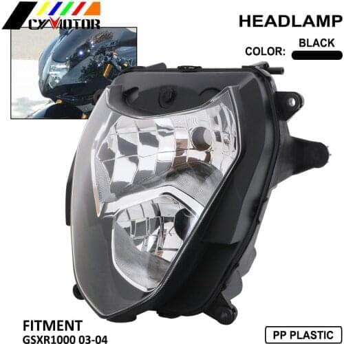 Motorcycle Head Light Headlight Headlamp For Suzuki GSXR1000 GSX1000R 2003-2004 Street Bike