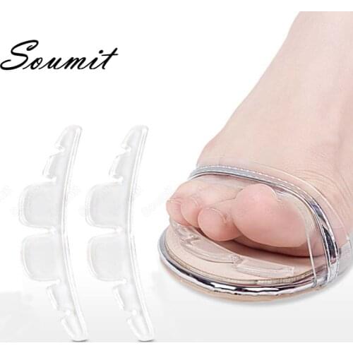 Non-slip Sticker for Women High Heels Sandals Silicone Gel Forefoot Insoles Heel Protector Anti-wear Foot Care Patch Insert Pads