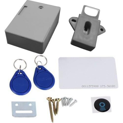 Invisible Sensor Lock EMID IC Card Drawer Cabinet Lock Digital Intelligent Electronic Lock For Wardrobe Door Furniture Hardware