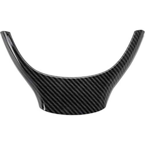 Car Steering Wheel Lower Trim Cover Decoration Fit For BMW 5 7 Series 2011 2012 2013 2014 2015 Carbon Fiber Style