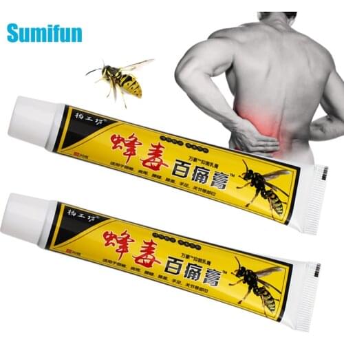 1Pcs Bee Venom Pain Relief Ointment Lumbar Spine Rheumatoid Neck Shoulder Body Sprain Orthopedic Arthritis Cream Health Care