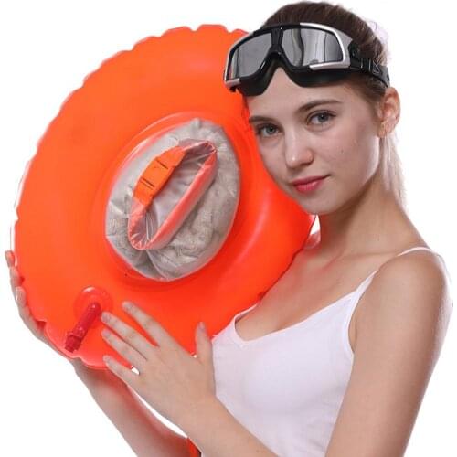 PVC Swimming Buoy Safety Float Air Dry Bag Tow Float Swimming Inflatable Flotation Bag