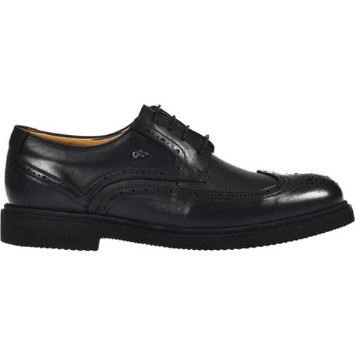 Casual Shoes for Men 100% Inner Outsole Leather Eva Sole Orthopedic Lace-Up Black Color Suitable For Foot Anatomy Comfortable Normal Fit Fashion Business Classic Shoes Wholesale 030101