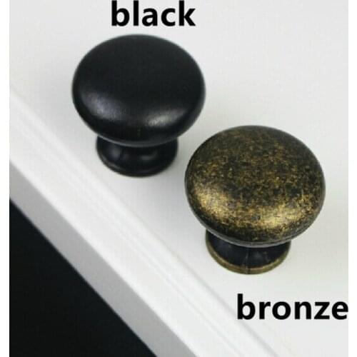 Rustico vintage furniture knobs bronze dresser handles knobs black drawer cabinet knobs pulls handles retro knobs antique black