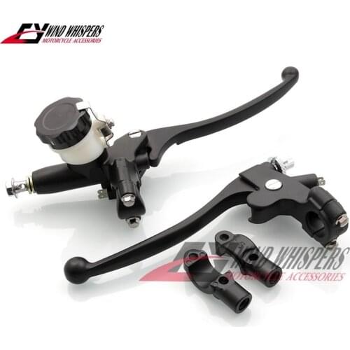 7/8'' Street Racing Modified Universal Clutch Lever Brake Oil Reservoir Master Cylinder For Honda Yamaha Kawasaki Suzuki Monkey