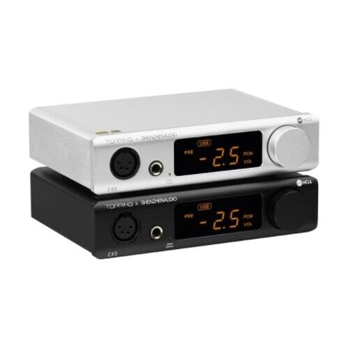 TOPPING EX5 MQA DAC Headphone Amplifier ES9038Q2M*2 Bluetooth 5.0 Decoder with Remote Control