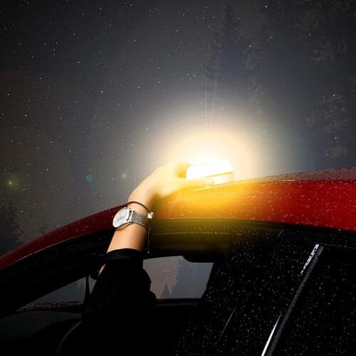 V16 LED Emergency Strobe Light Magnetic Base Roadside Traffic Safety Warning Light Car Beacon Lamps for Outdoor Camping